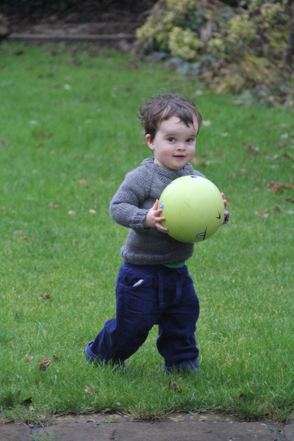 Eoin runs with the ball